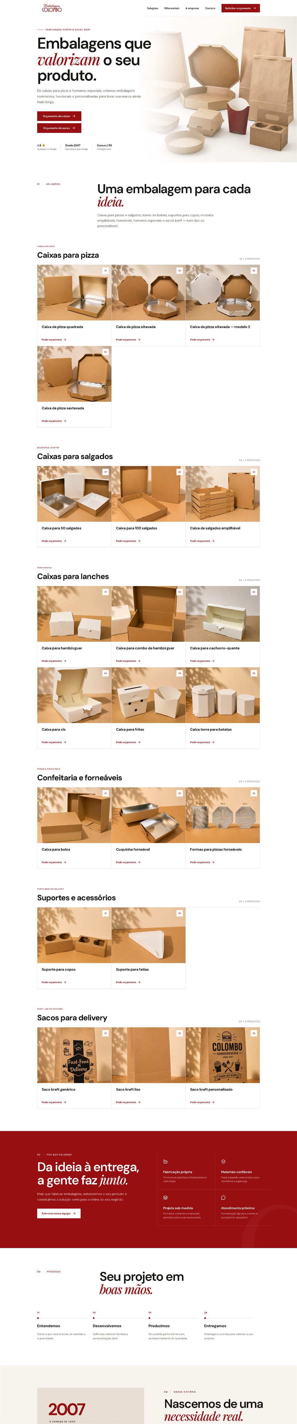 Projeto de site desenvolvido pela Pixelplus — trabalho 3